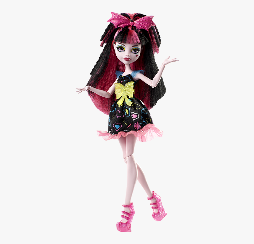 Draculaura Monster High Doll Electrified, HD Png Download, Free Download