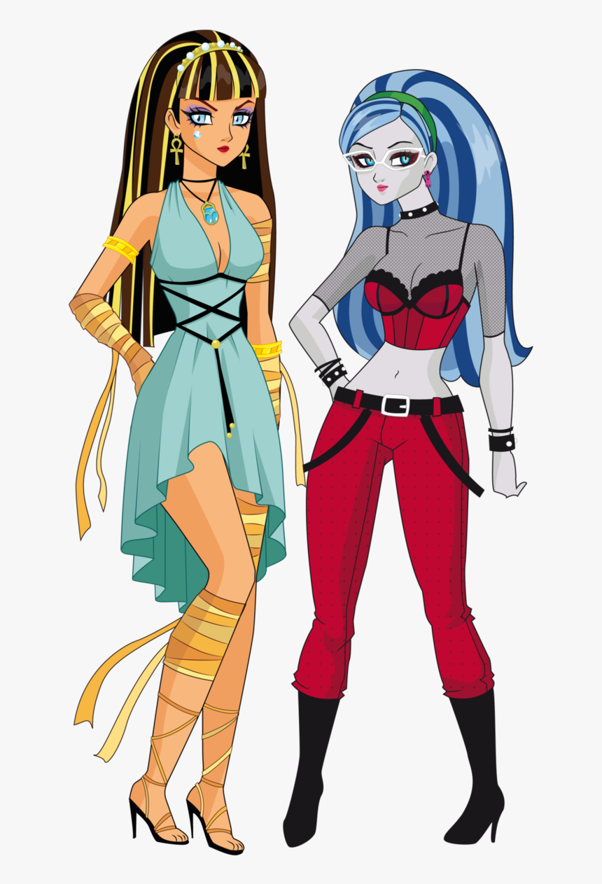 Cleo De Nile & Ghoulia Yelps - Monster High Cleo De Nile And Ghoulia Yelps, HD Png Download, Free Download