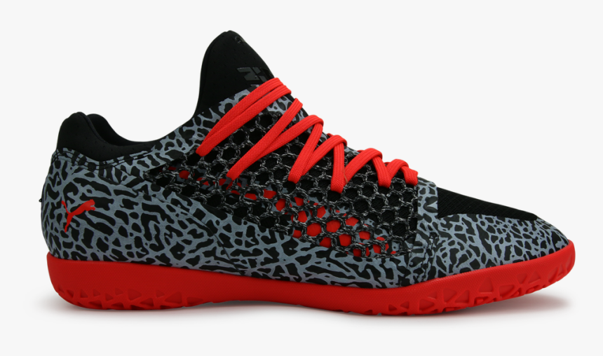Puma Men"s 365 Netfit Texture Court Black/red/white - Basketball Shoe, HD Png Download, Free Download