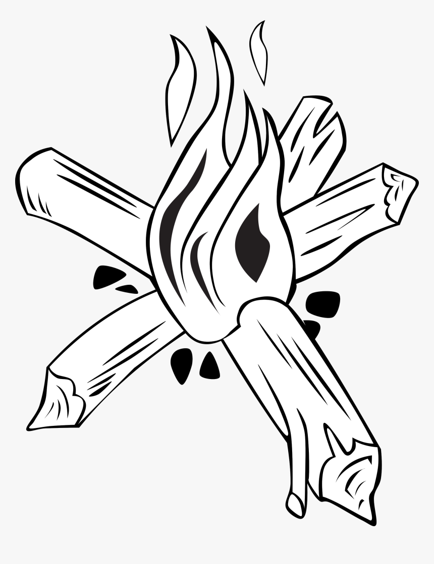 Campfires, Fire, Flame, Wood, Heat, Burn - Star Fire For Camping, HD Png Download, Free Download