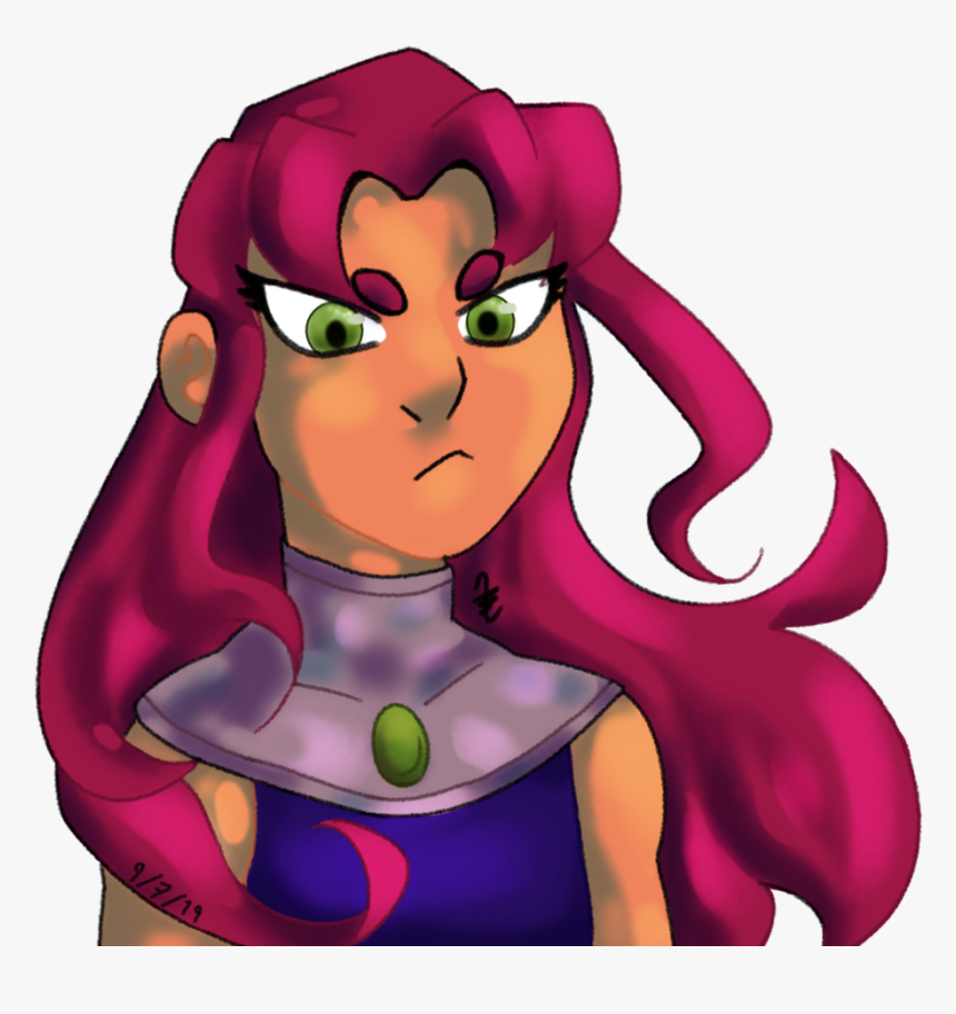 Starfire Doodle - Cartoon, HD Png Download, Free Download