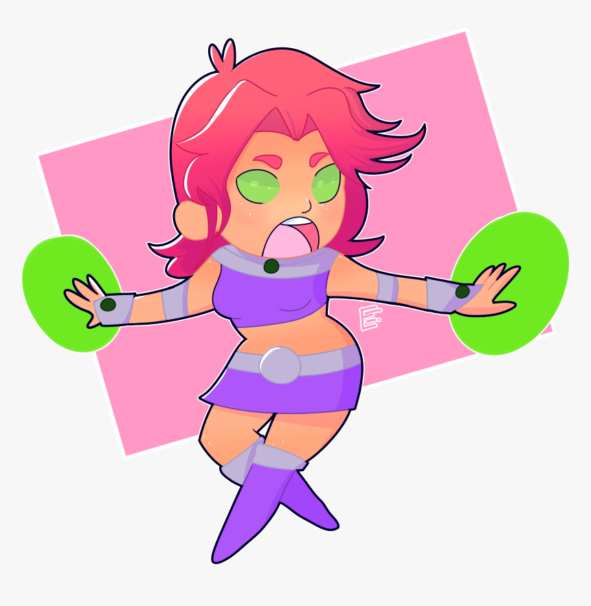 Starfire- Teen Titans - Cartoon, HD Png Download, Free Download