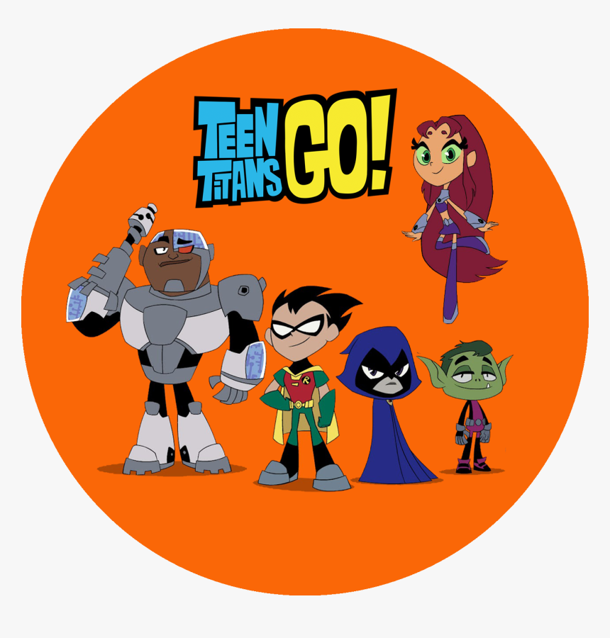 24 Teen Titans Go Stickers Labels Bag Lollipop Party - Teen Titans Cartoon Network, HD Png Download, Free Download