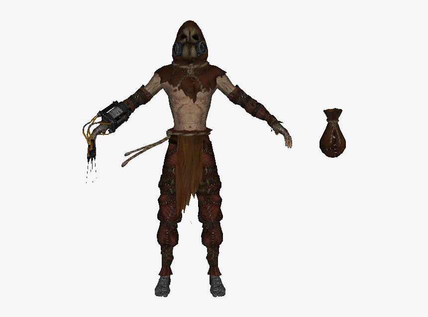 Download Zip Archive - Batman Arkham Asylum Scarecrow Model, HD Png  Download - kindpng