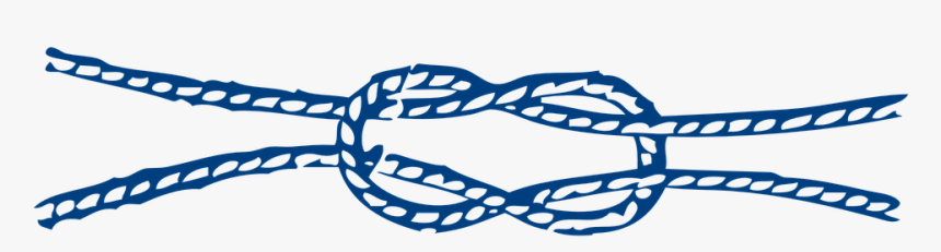 Knot, Rope, String, Tied, Twisted, Cord, Blue - Knot Clip Art, HD Png Download, Free Download