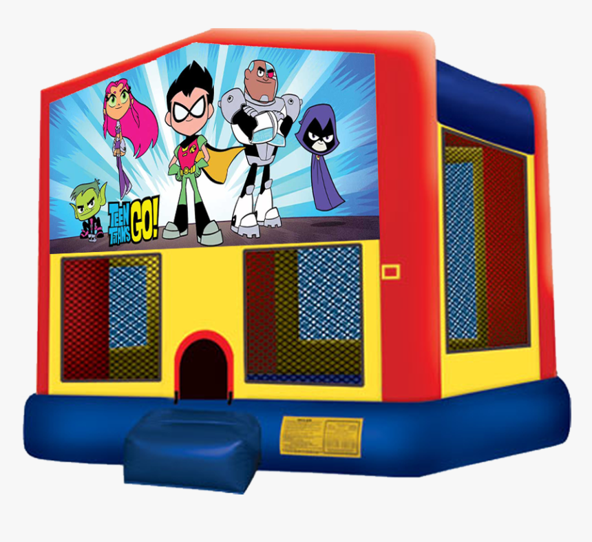 Teen Titans Go Bouncer - Trolls Bounce House, HD Png Download, Free Download