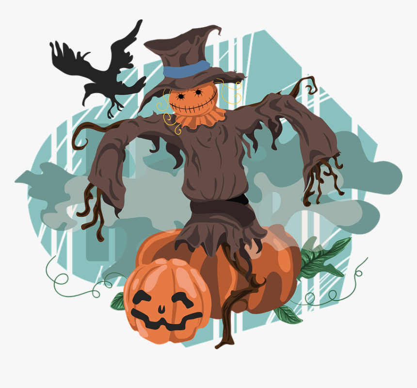 Jokes About Scarecrows - Scary Scarecrow Clipart, HD Png Download, Free Download