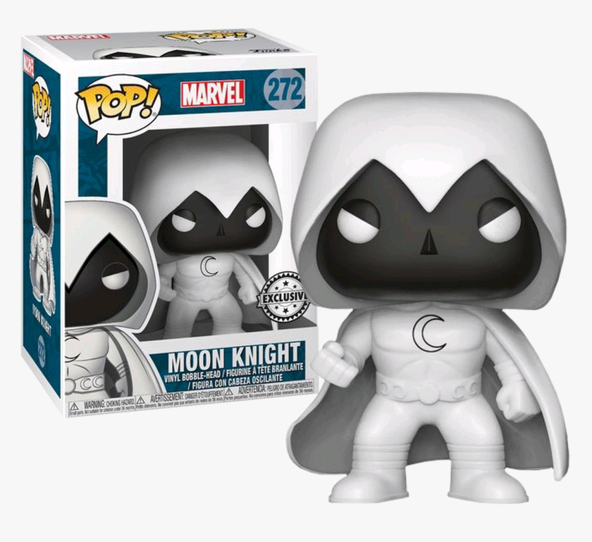 Moon Knight Hooded Us Exclusive Pop Vinyl Figure - Moon Knight Funko Pop, HD Png Download, Free Download