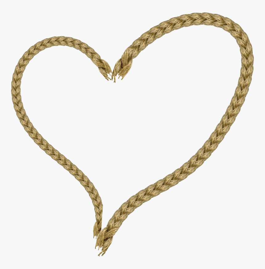 Rope Heart Png, Transparent Png, Free Download