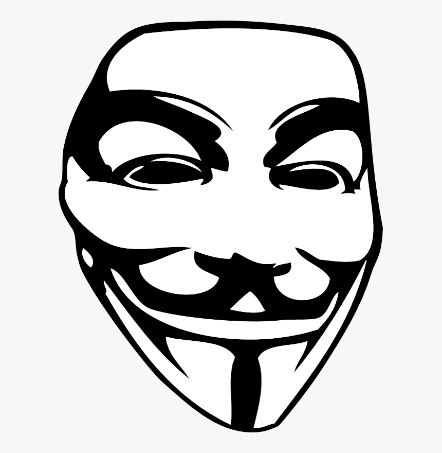 The Guy Fawkes Mask Sticker - Guy Fawkes Mask Transparent, HD Png Download, Free Download