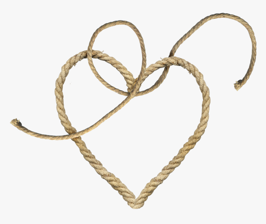 Rope - Rope Heart Png, Transparent Png, Free Download