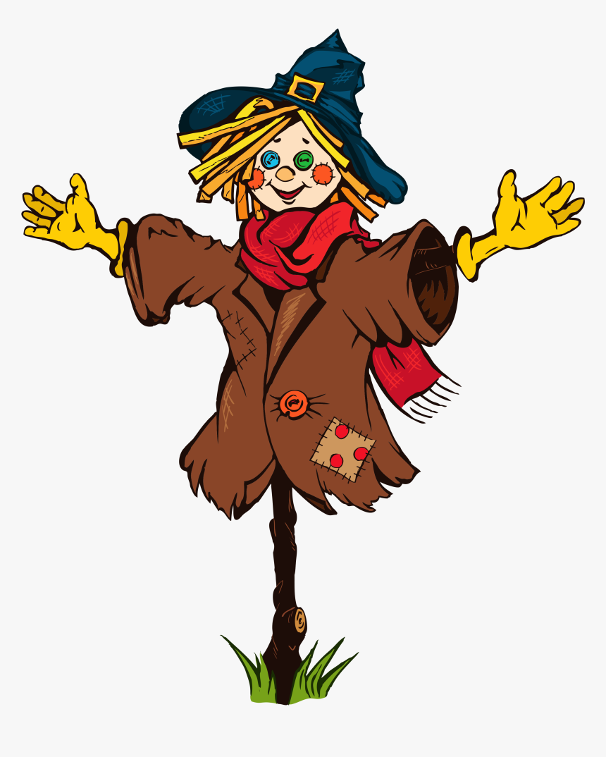 View Full Size - Scarecrow Clipart Transparent Background, HD Png Download, Free Download