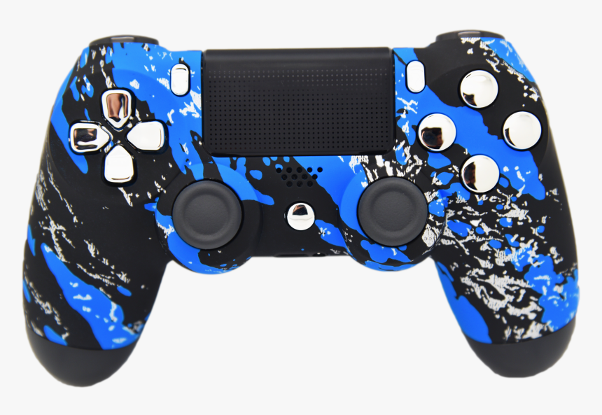Blue And White Ps4 Controller, HD Png Download, Free Download