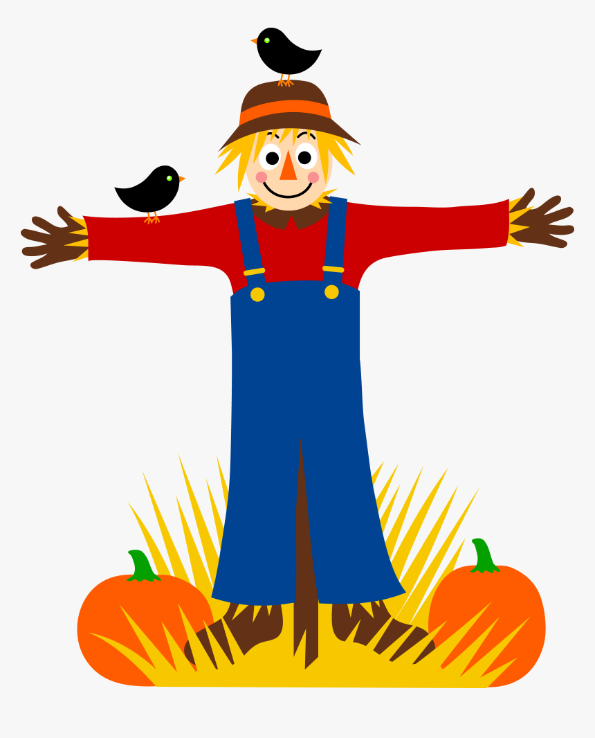 Cute Scarecrow Free Clipart, HD Png Download, Free Download