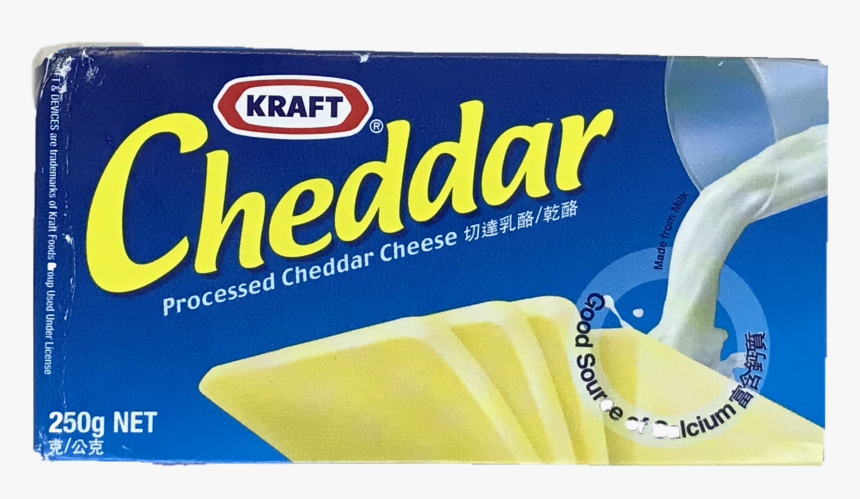 Kraft Cheddar Box Cheese 250g"
 Title="kraft Cheddar - Processed Cheese, HD Png Download, Free Download