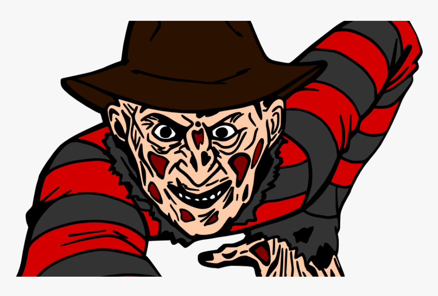 Crafting With Meek Freddy Krueger Svg - Freddy Krueger Cartoon Drawing, HD Png Download, Free Download