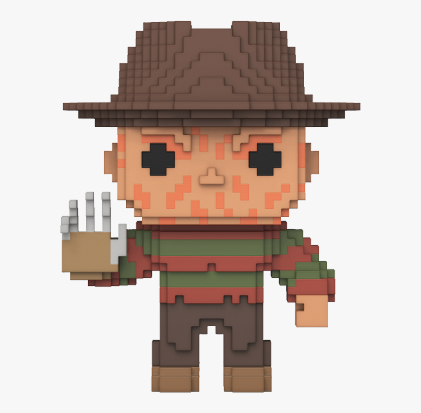 Funko Pop Vinyl 8-bit - 8 Bit Freddy Krueger Funko, HD Png Download, Free Download