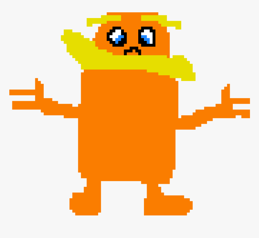 Pixel Art Lorax, HD Png Download, Free Download