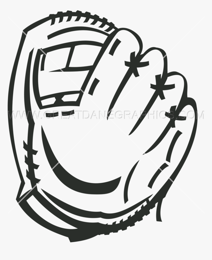 19 Baseball Glove Png Free Stock Huge Freebie Download - Baseball Glove Black And White, Transparent Png, Free Download