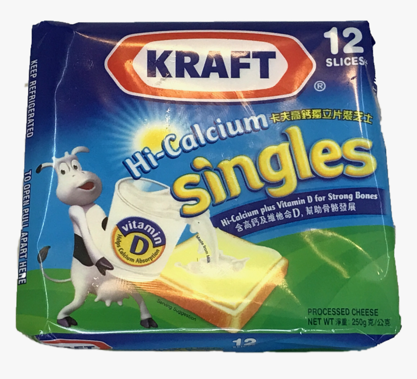 Kraft Singles Cheese 250g "
 Title="kraft Singles Cheese - Kraft Single Cheese 60% Less Fat, HD Png Download, Free Download