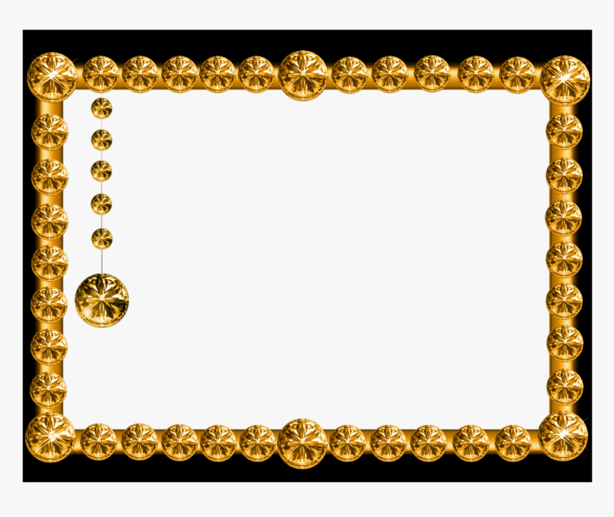 Frame Gold Png Available In Different Size - Gold Frame Design Png, Transparent Png, Free Download
