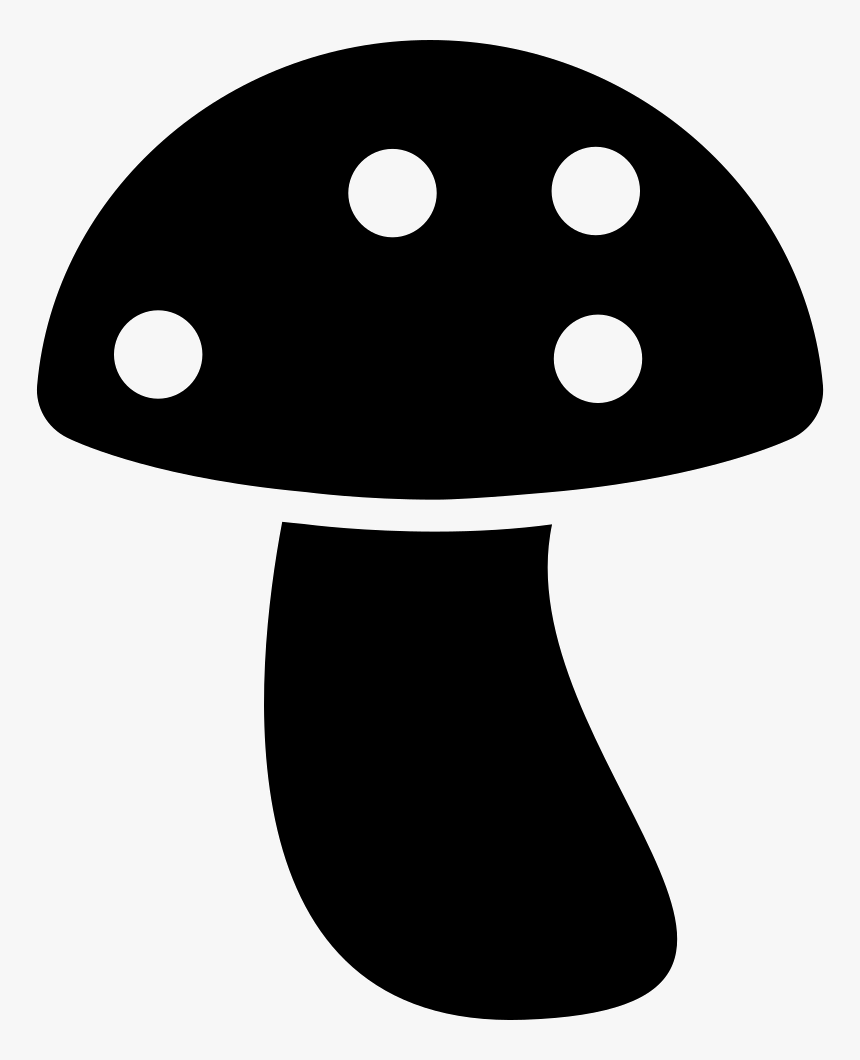 Mushroom With Spots - Shrooms Icon, HD Png Download, Free Download