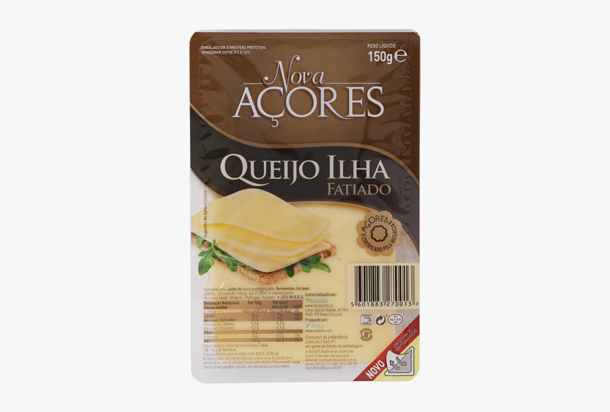 Sliced Island Cheese - Nova Açores, HD Png Download, Free Download