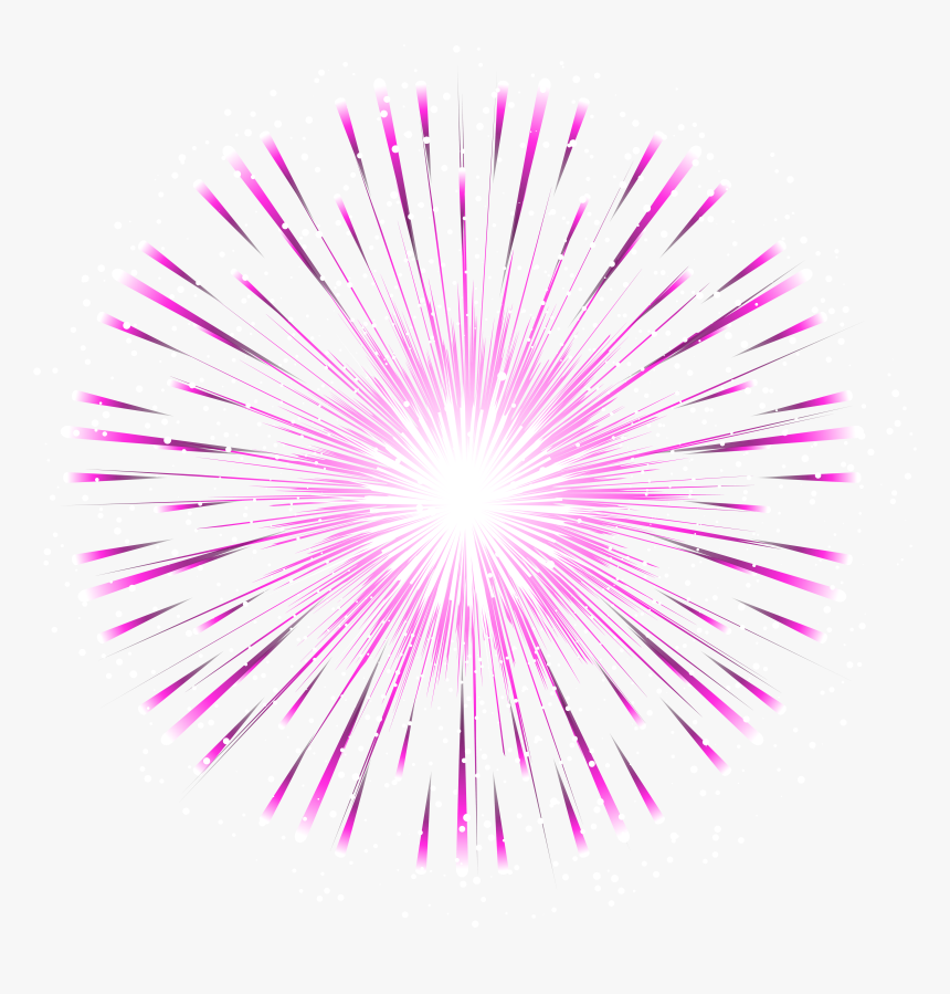 Transparent Fireworks Clip Art - Pink Fireworks Transparent Background, HD Png Download, Free Download