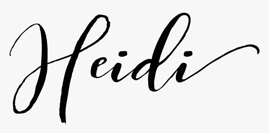 Heidi Dean Name Heidi In Calligraphy Hd Png Download Kindpng 