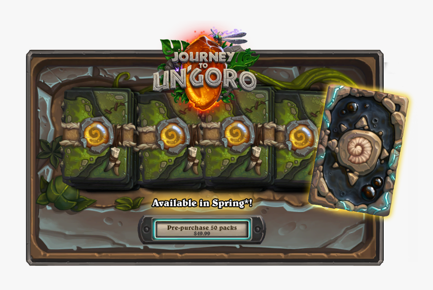 Hearthstone Journey To Un Goro, HD Png Download, Free Download