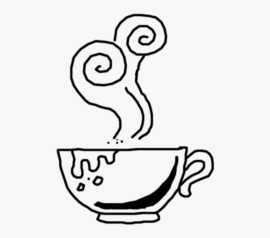 Tee, Coffee, Smoke, Doodle, Scrawl - Transparent Doodle Art Png, Png Download, Free Download