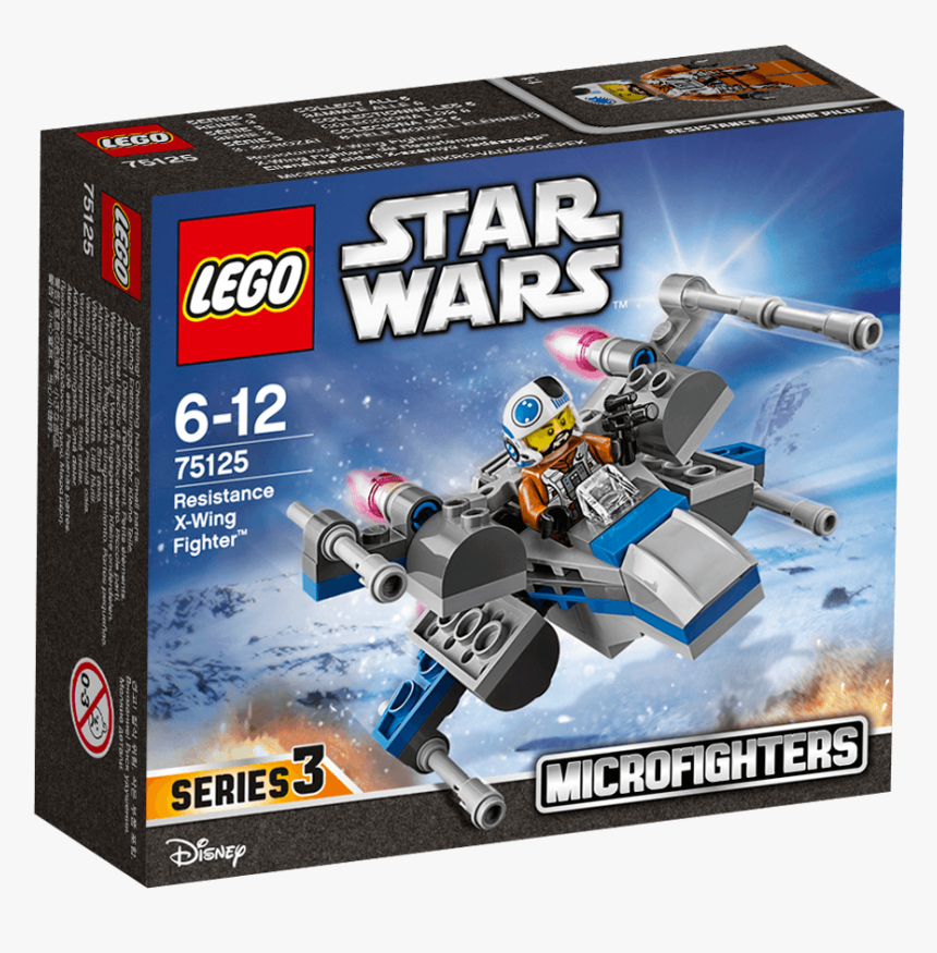 Resistance X-wing Fighter - Lego Star Wars Microfighters 75125, HD Png Download, Free Download