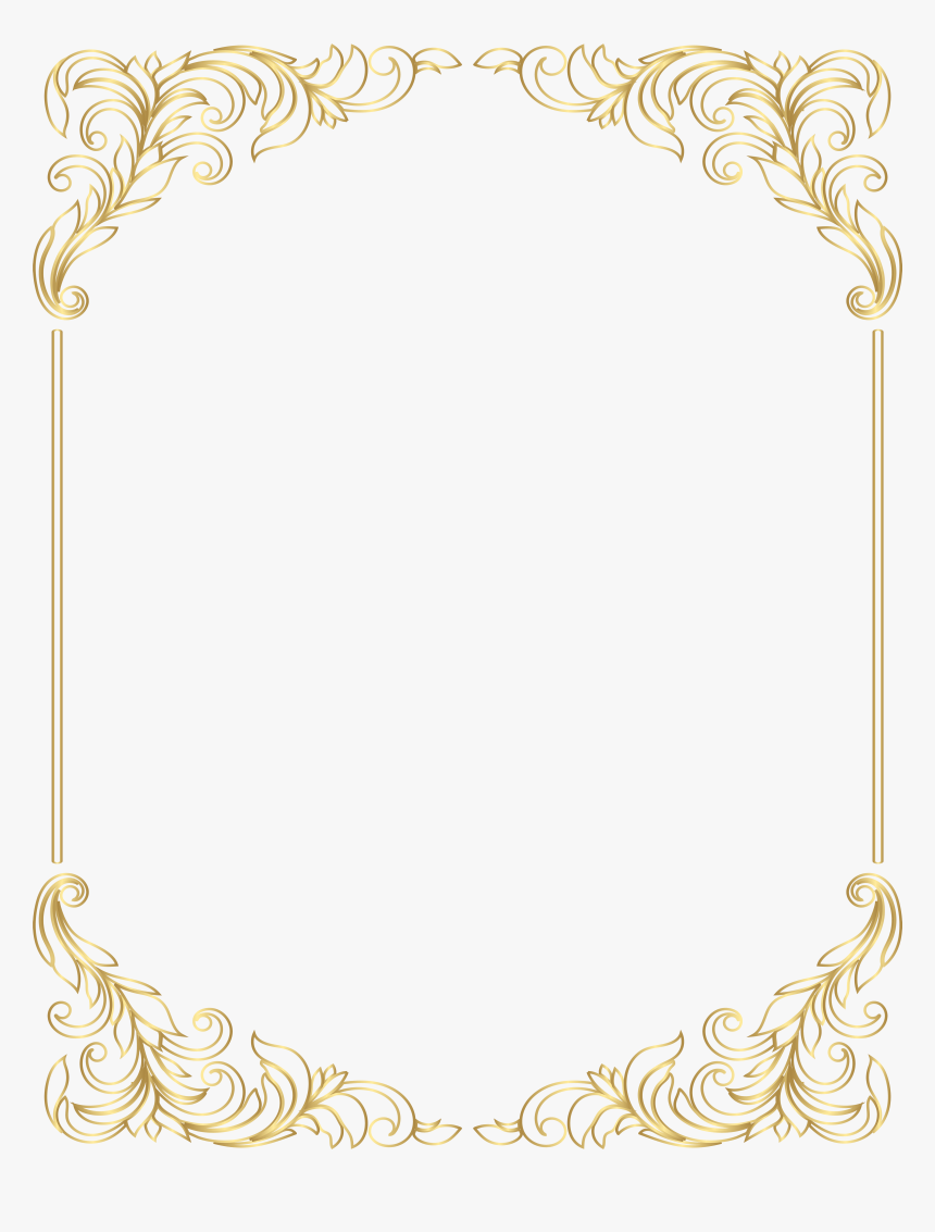 Frame Clip Gold, HD Png Download, Free Download