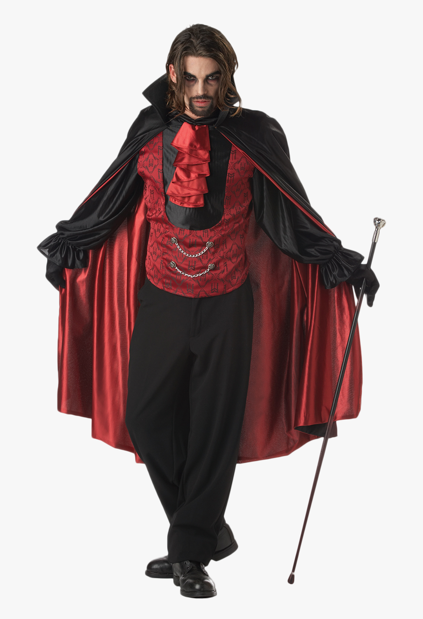 Adult Count Bloodthirst Costume - Vampire Halloween Idea, HD Png Download, Free Download