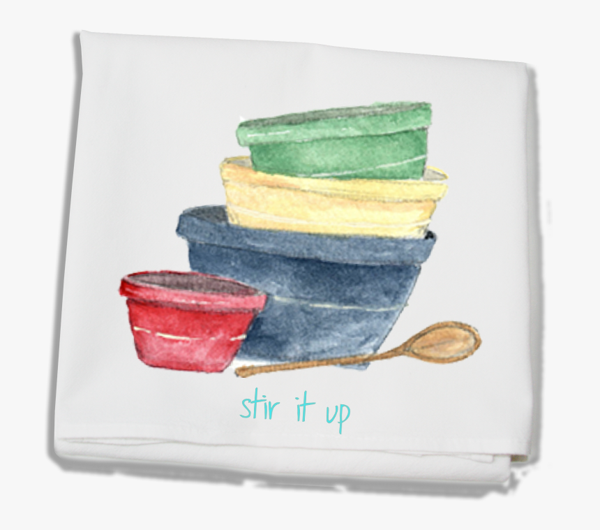 Stir It Up Flour Sack Towel - Earthenware, HD Png Download, Free Download
