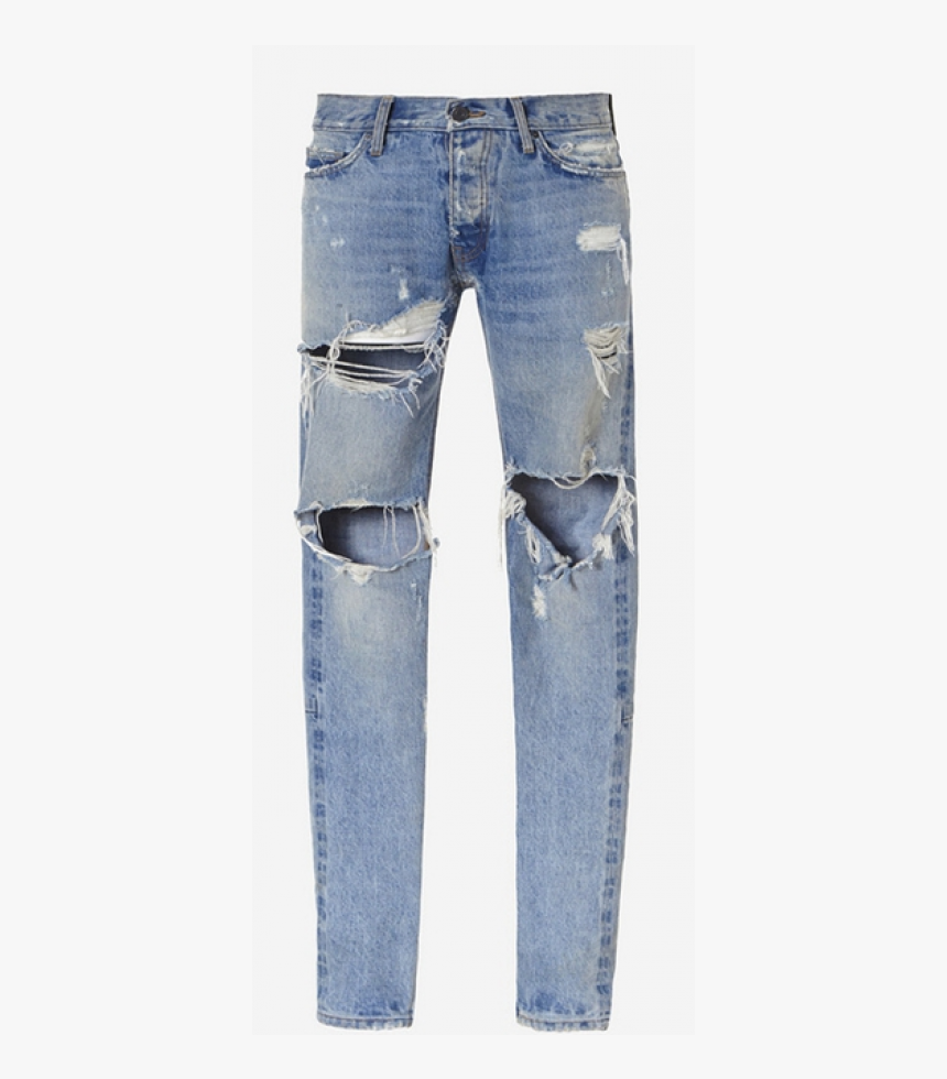 Indigo Fear Of God Jeans, HD Png Download, Free Download