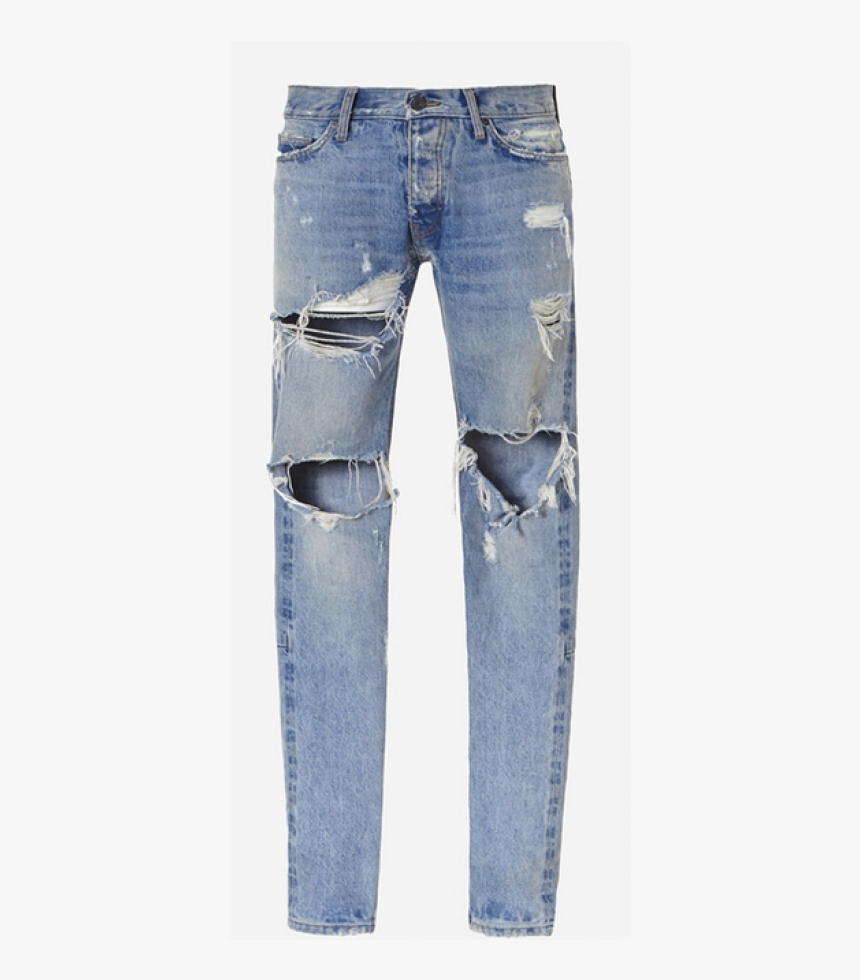 Indigo Fear Of God Jeans, HD Png Download - kindpng