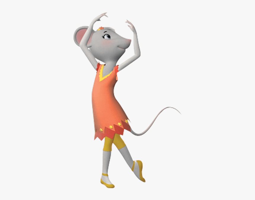Angelina"s Friend Viki Arms Up - Angelina Ballerina, HD Png Download, Free Download