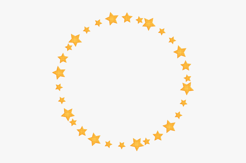 Golden Round Frame Png Pic Gold Star Circle Png Transparent Png Kindpng