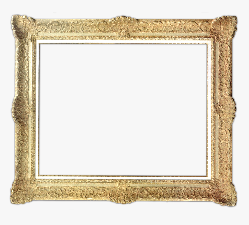 Golden Frame Png Background Image - Transparent Golden Picture Frame, Png Download, Free Download