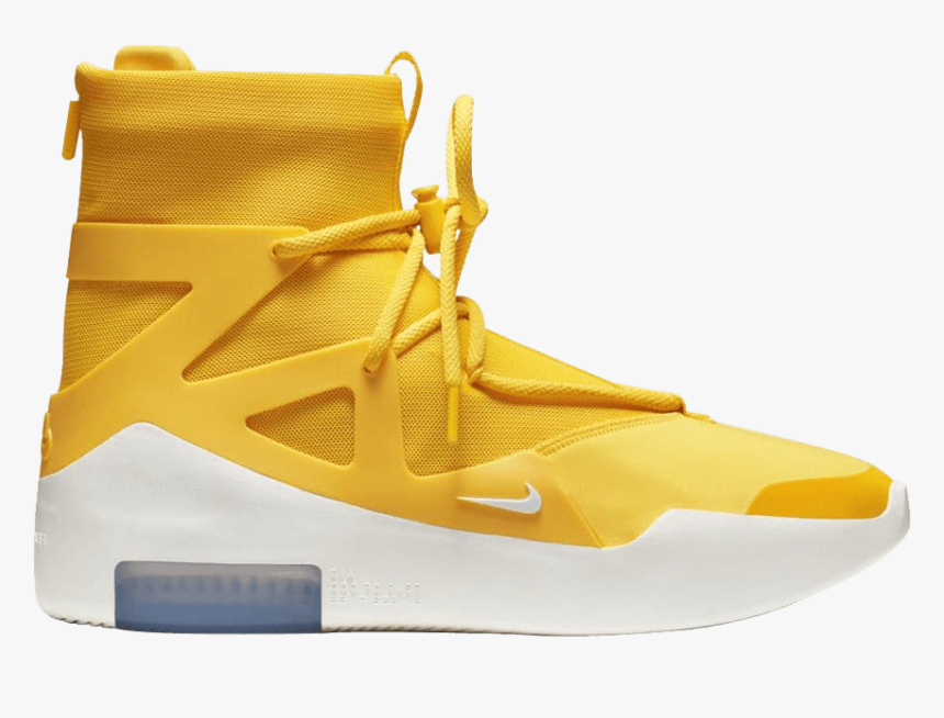 Nike Air Fear Of God 1 Yellow, HD Png Download, Free Download