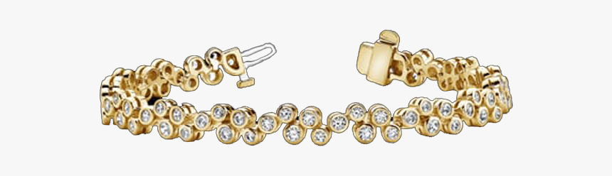 Bubble Design Diamond Bracelet - Diamond Tennis Bracelet Designs, HD Png Download, Free Download