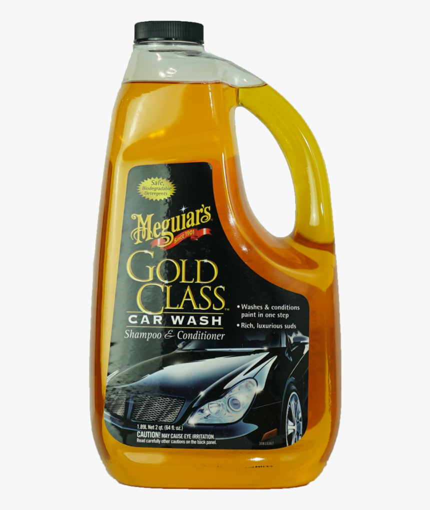 Meguiar"s Gold Class Car Wash - Meguiars Gold Class Car Wash Shampoo & Conditioner, HD Png Download, Free Download