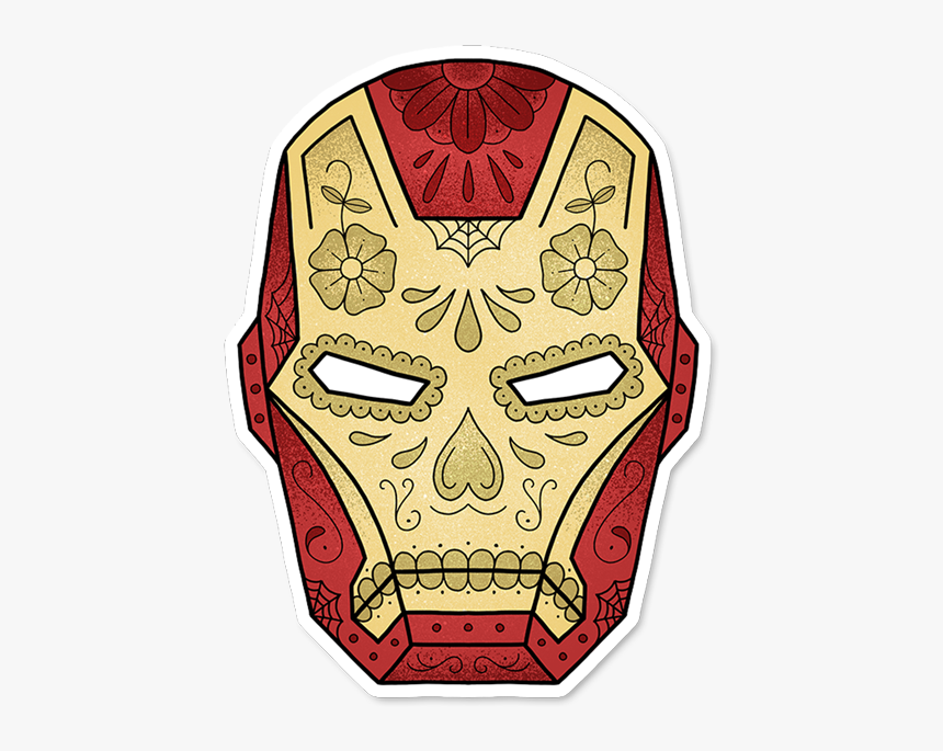 Iron Man Sugar Skull, HD Png Download, Free Download