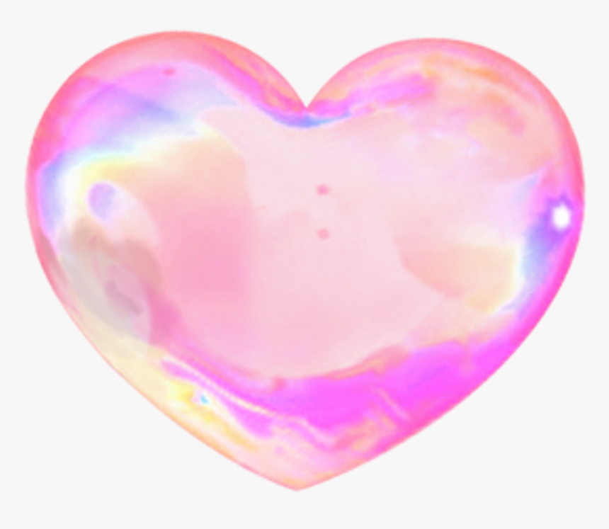 Love Neonlight Luminous Neon Lighting Heart Bubbles - Transparent Background Neon Lights Transparent, HD Png Download, Free Download