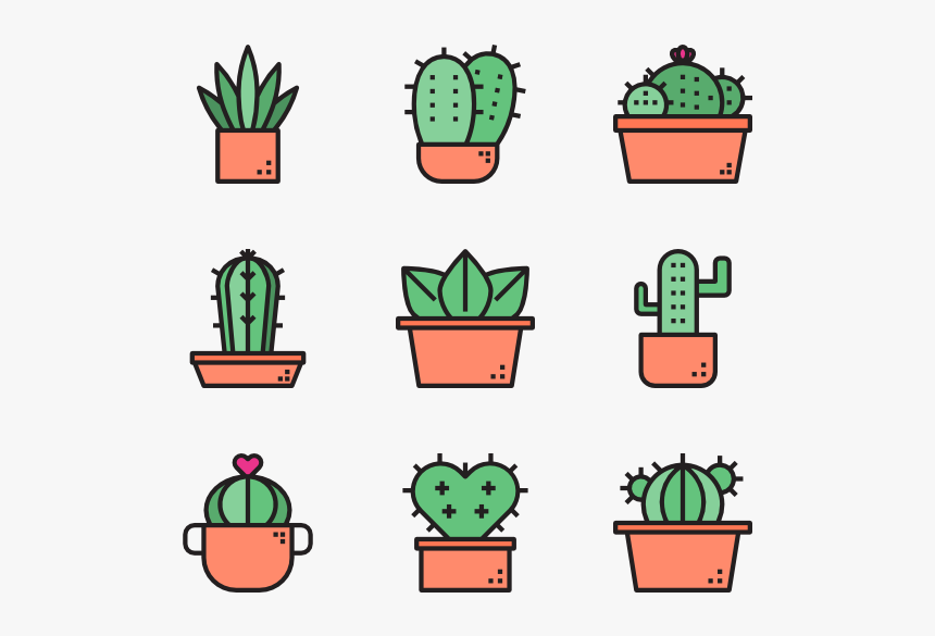 Cactus - Cactus Icons, HD Png Download, Free Download