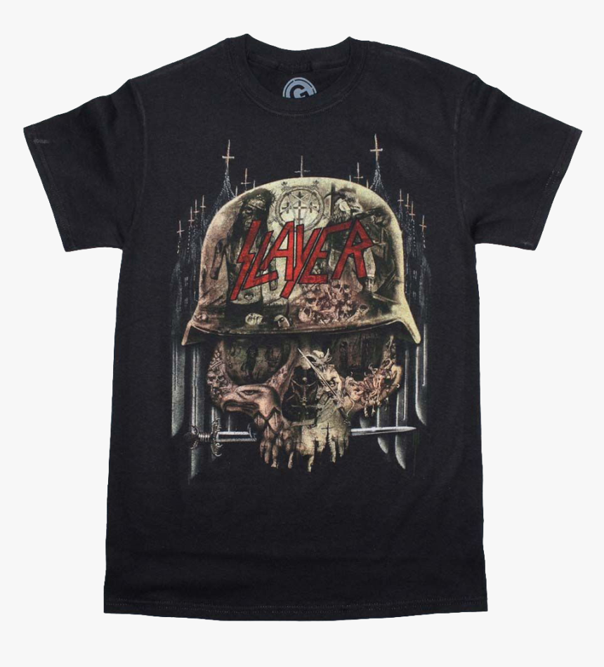 Skull Collage Slayer T-shirt - Slayer Anthrax, HD Png Download, Free Download