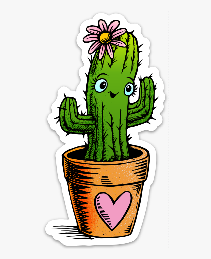 Cute Cactus Png - Transparent Cute Cactus Stickers, Png Download, Free Download