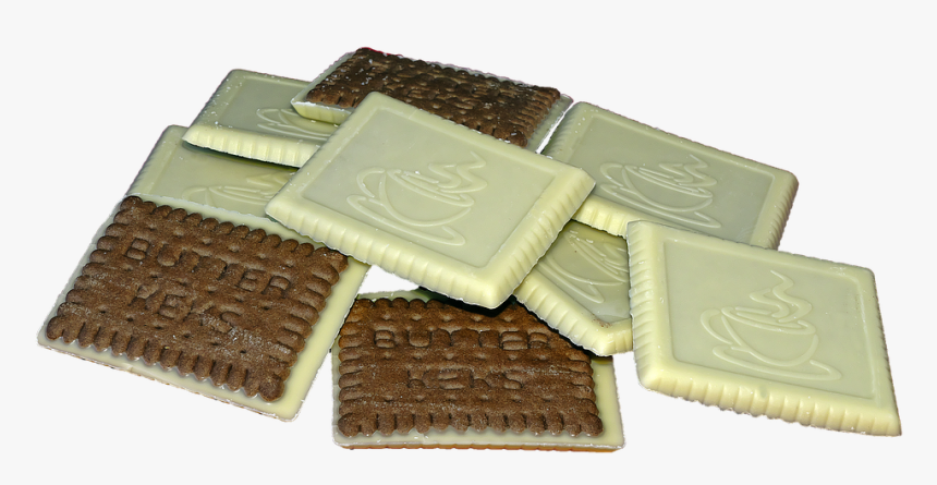 Cocoa Butter Biscuit, Biscuit, Chocolate, White - Kiks Med Hvid Chokolade, HD Png Download, Free Download