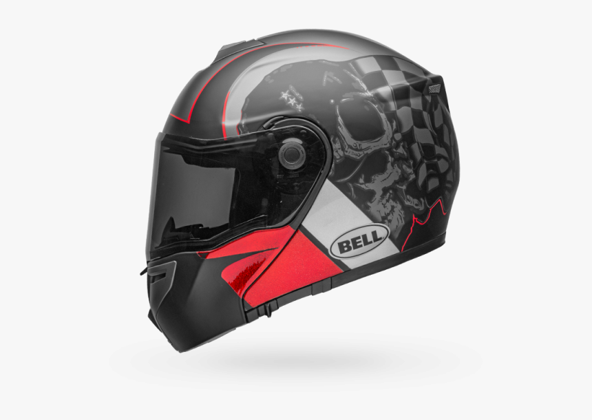 Bell Srt Modular Street Helmet Hart Luck Skull Gloss - Bell Srt Hart Luck, HD Png Download, Free Download